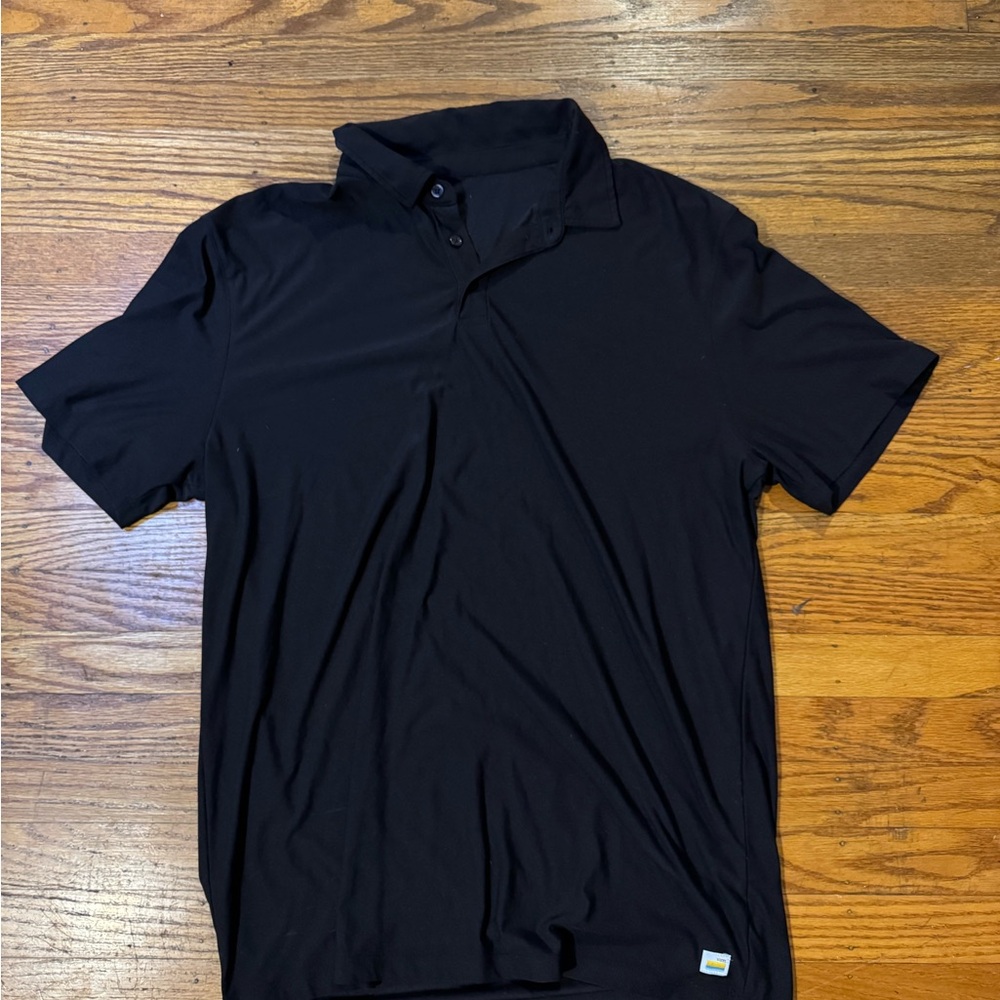 Vuori Men's Classic Black Polo Shirt